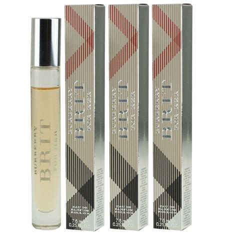 burberry brit for her rollerball.